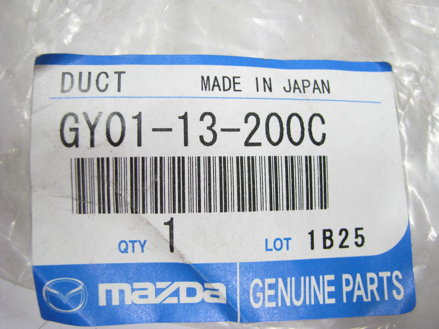 NEW - OEM Mazda GY01-13-200C Air Intake Duct For 2000-2001 MPV 2.5L-V6