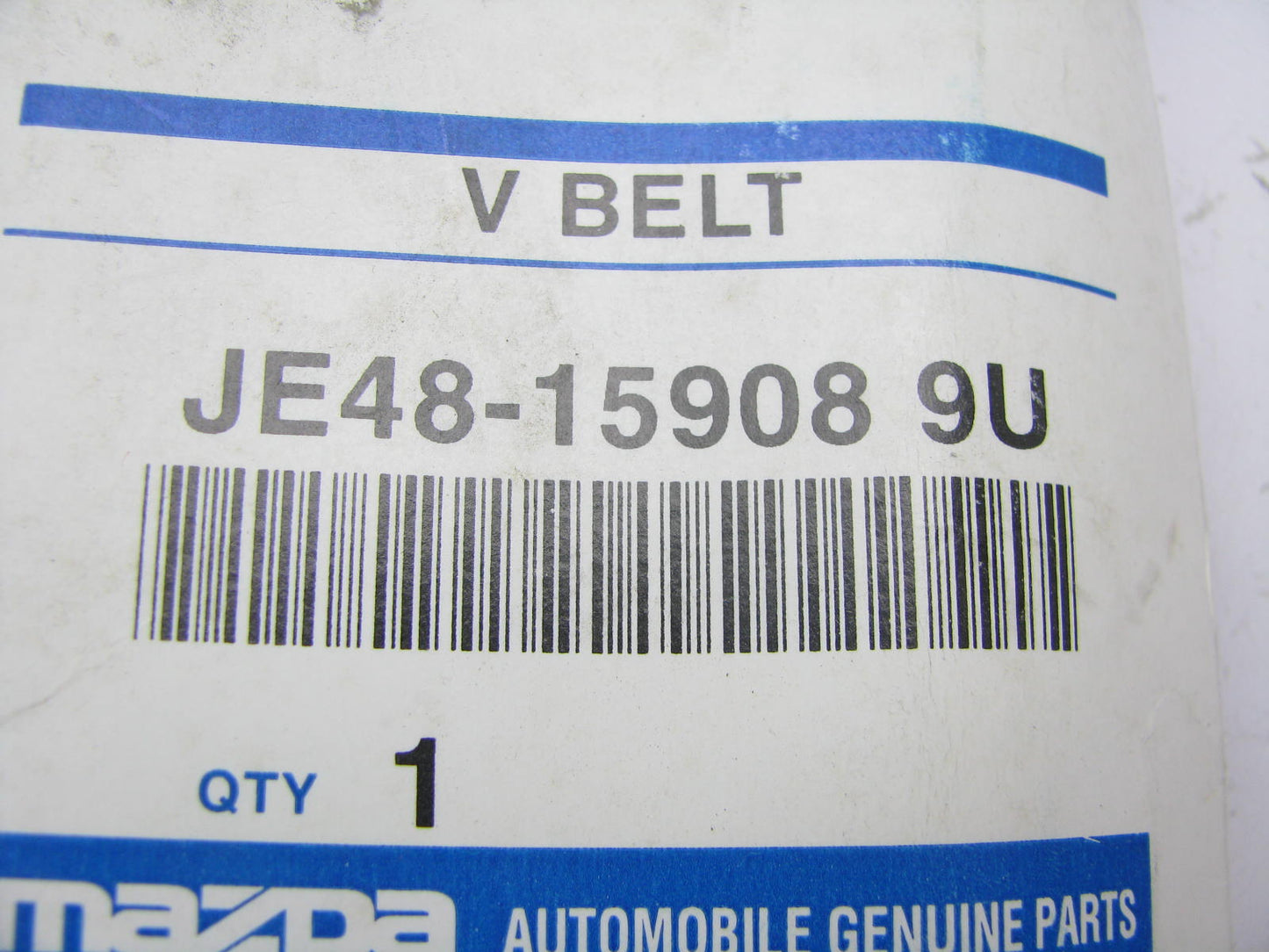 NEW - OEM Mazda JE48159089U Serpentine Belt - 0.56'' X 40.50'' - 4 Ribs