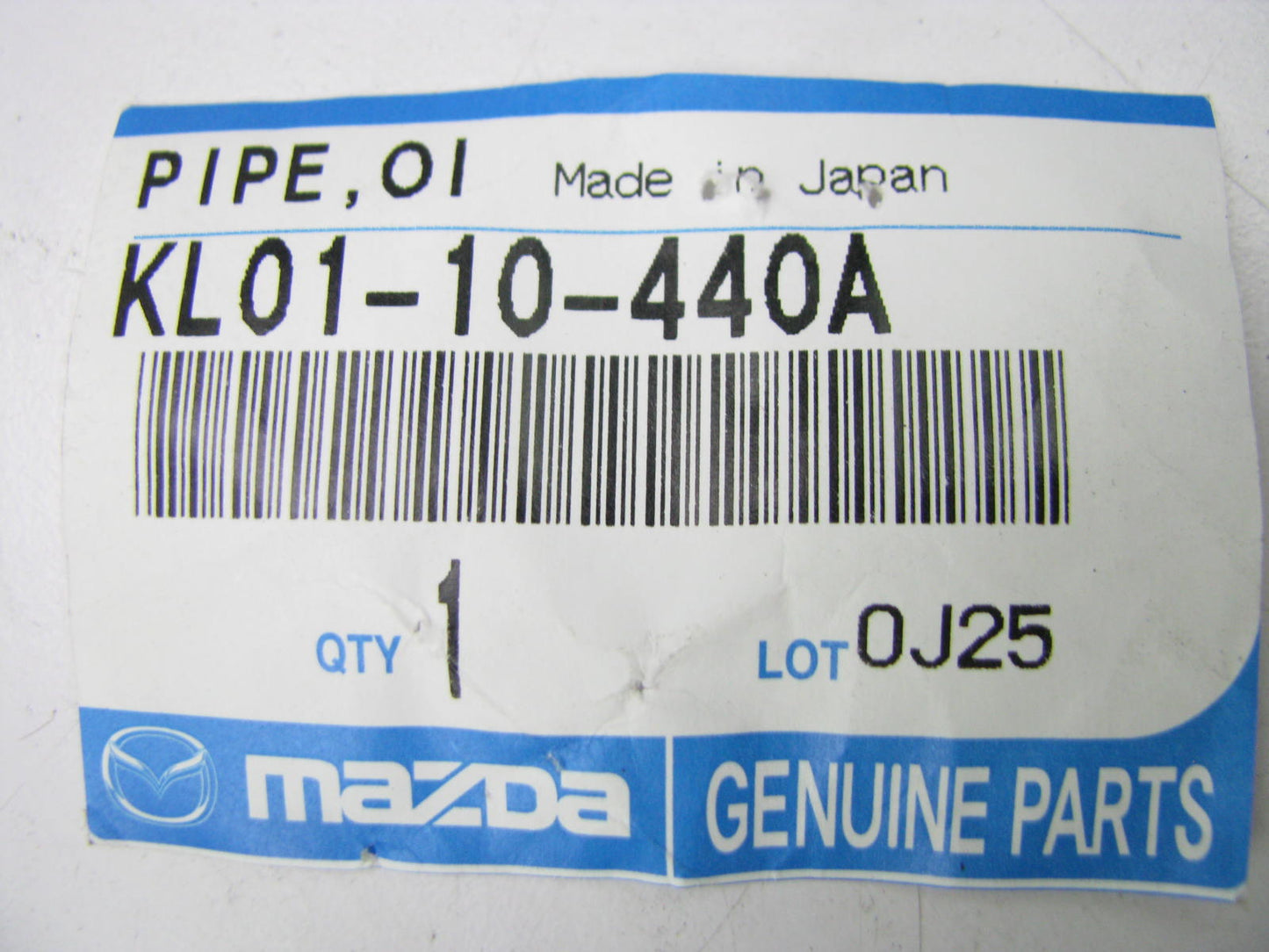 NEW - OEM Mazda KL01-10-440A Engine Oil Dipstick Tube - 92-96 MX-3, 93-96 MX-6