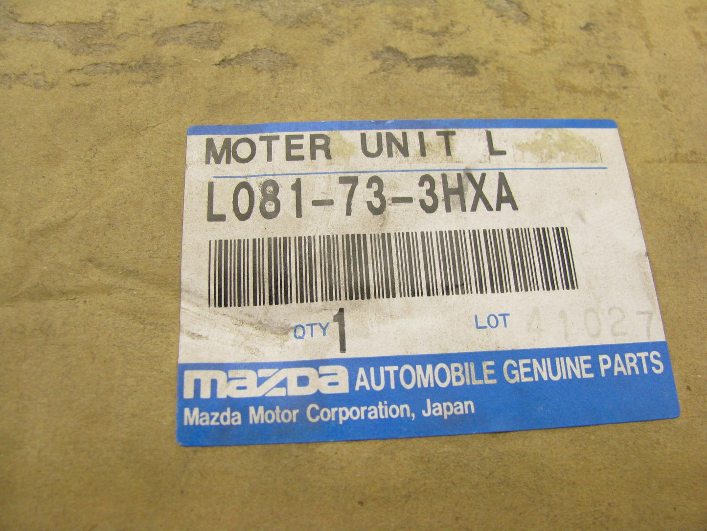 NEW GENUINE REAR LEFT Power Window Motor OEM For 02-03 Mazda MVP L081-73-3HXA