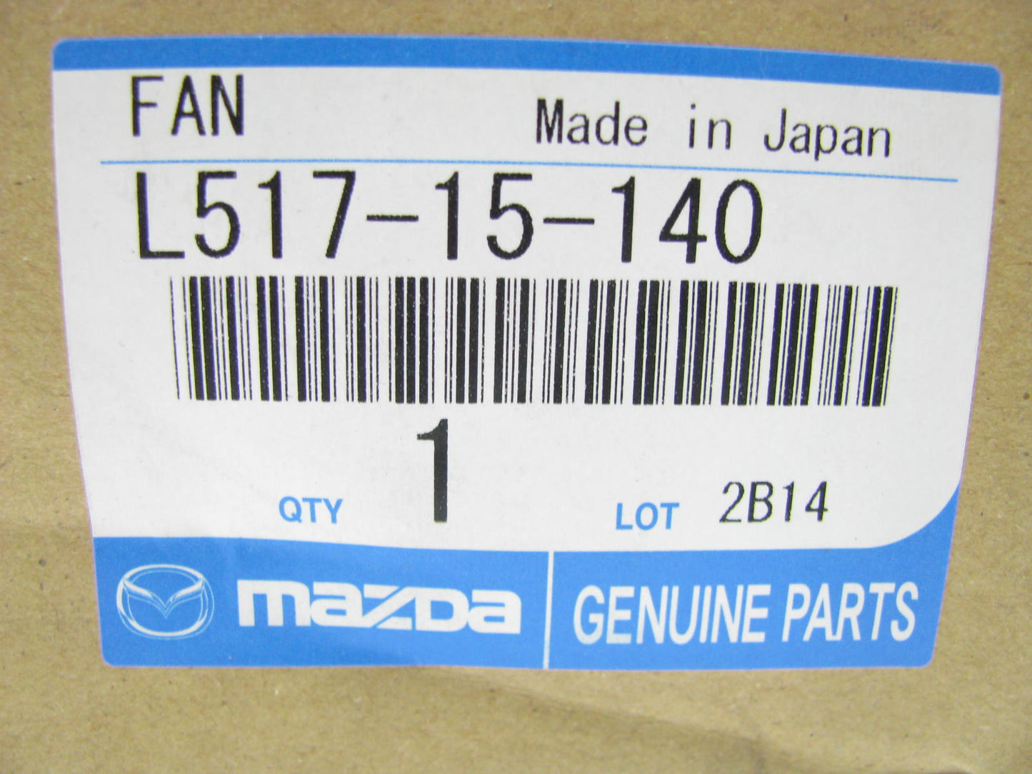 NEW - OEM Mazda L517-15-140 Cooling Fan Blade For 2011-2013 Mazda 6 2.5L-L4