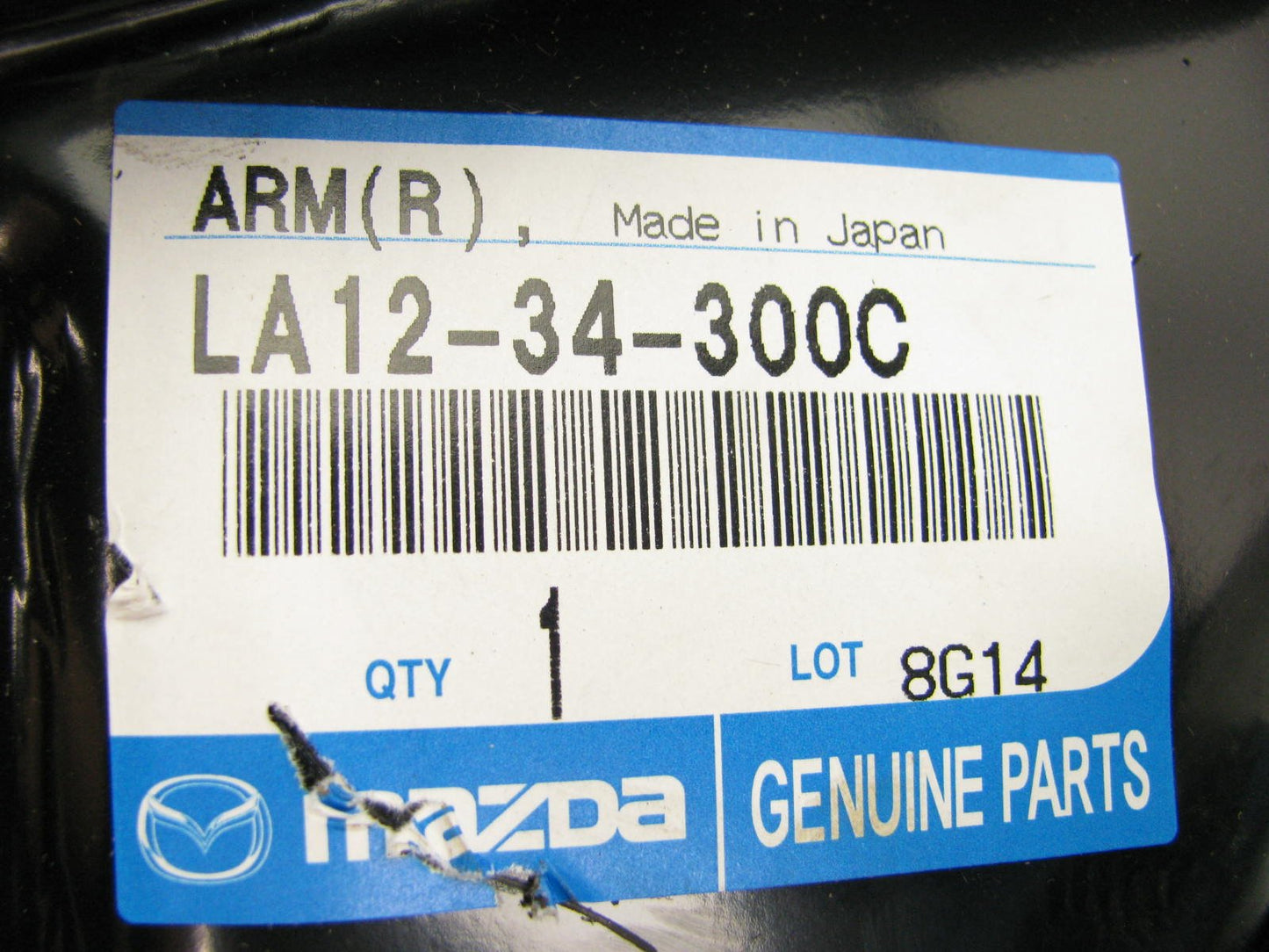 NEW - OEM Mazda LA12-34-300C Control Arm & Ball Joint - Front RIght Lower