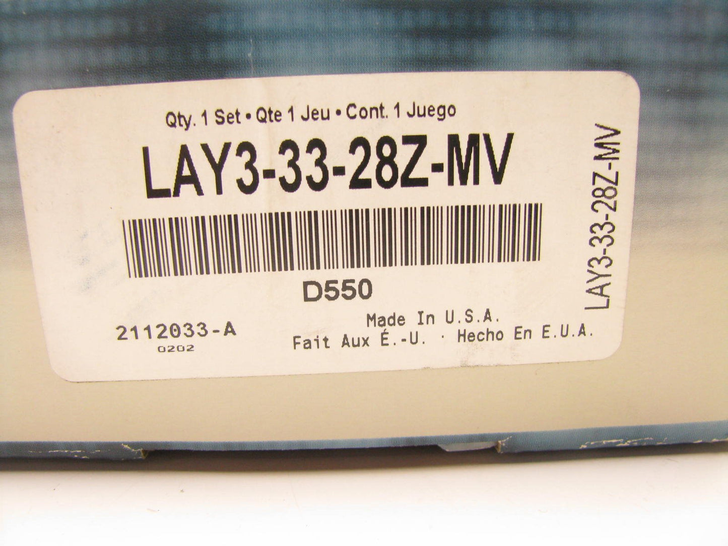 NEW GENUINE - LAY3-33-28Z-MV FRONT Brake Pads OEM 1992-1993 Mazda MPV D550