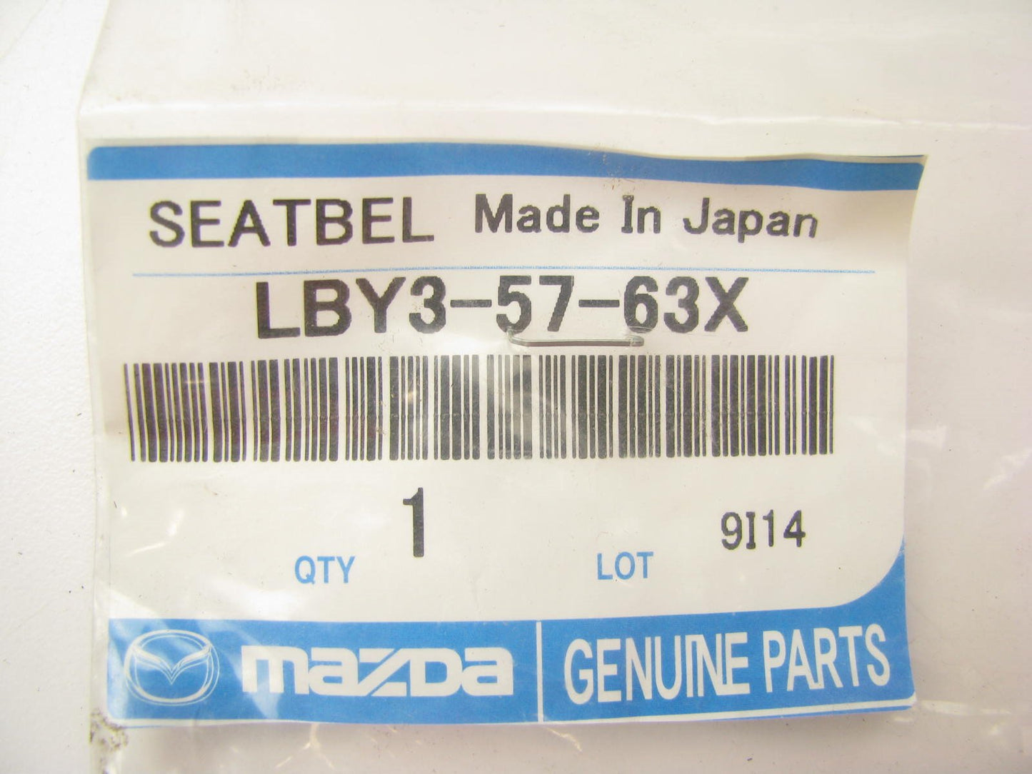 New Seat Belt Buckle 12 INCH OEM For 1996-00 Mazda Millenia LBY35763X