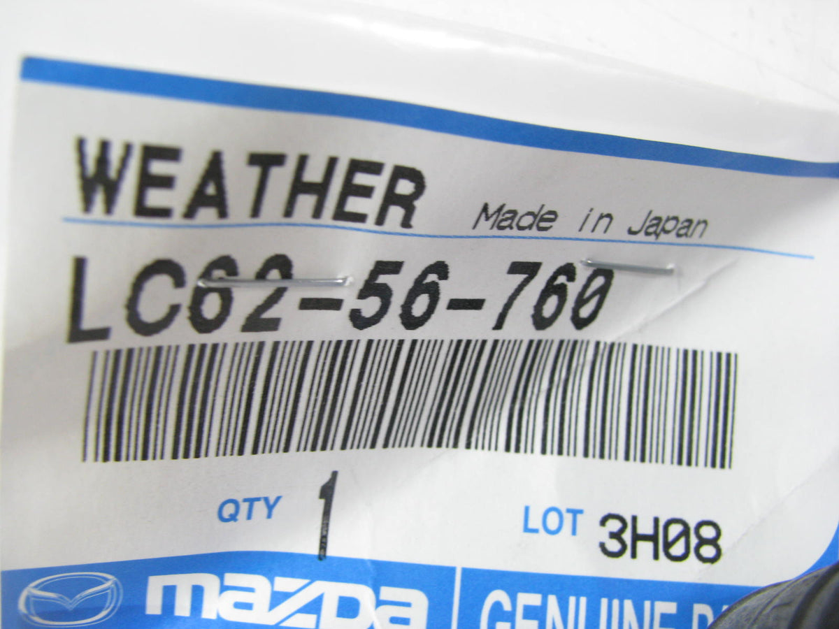 New OEM Rear Hood Weatherstrip Seal Weather Strip - 00-06 Mazda MPV LC62-56-760