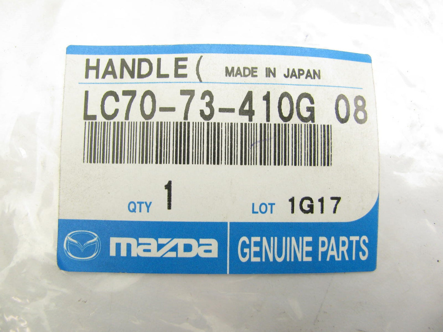 NEW REAR LEFT Exterior Sliding Door Handle, Black, OEM For 00-06 Mazda MPV