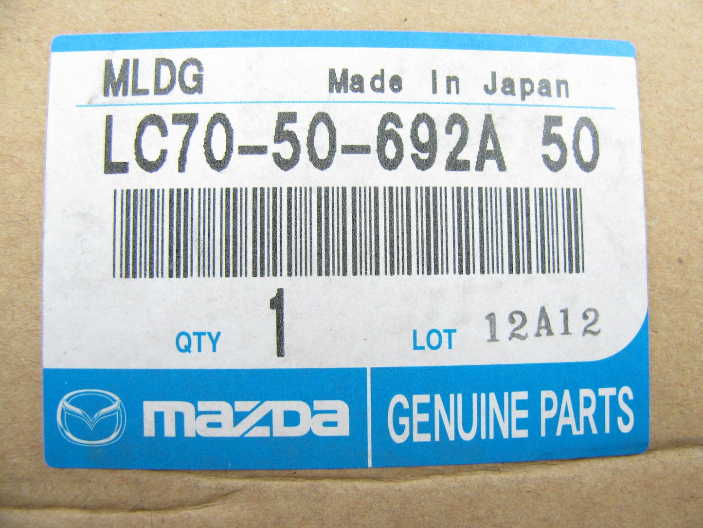 NEW GENUINE Left Drivers Sliding Door Moulding Strip OEM - 2002-2004 Mazda MPV