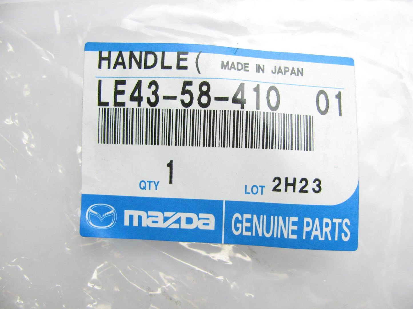 Right Passengers Side Exterior Door Handle Titanium Gray Mazda MPV 2002-2006