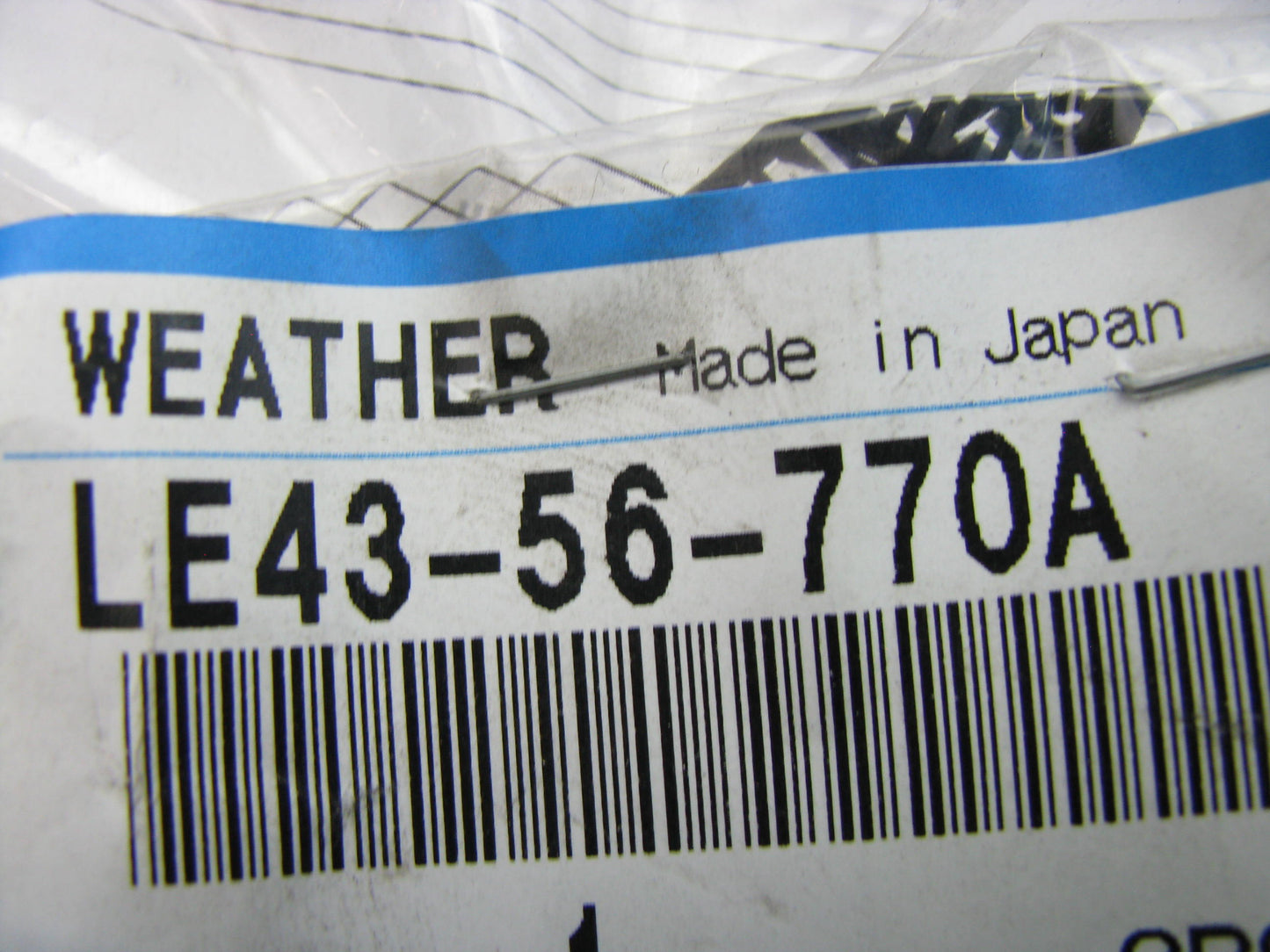 NEW - OEM Mazda LE4356770A Front Hood Weatherstip Seal 2004-2006 MPV