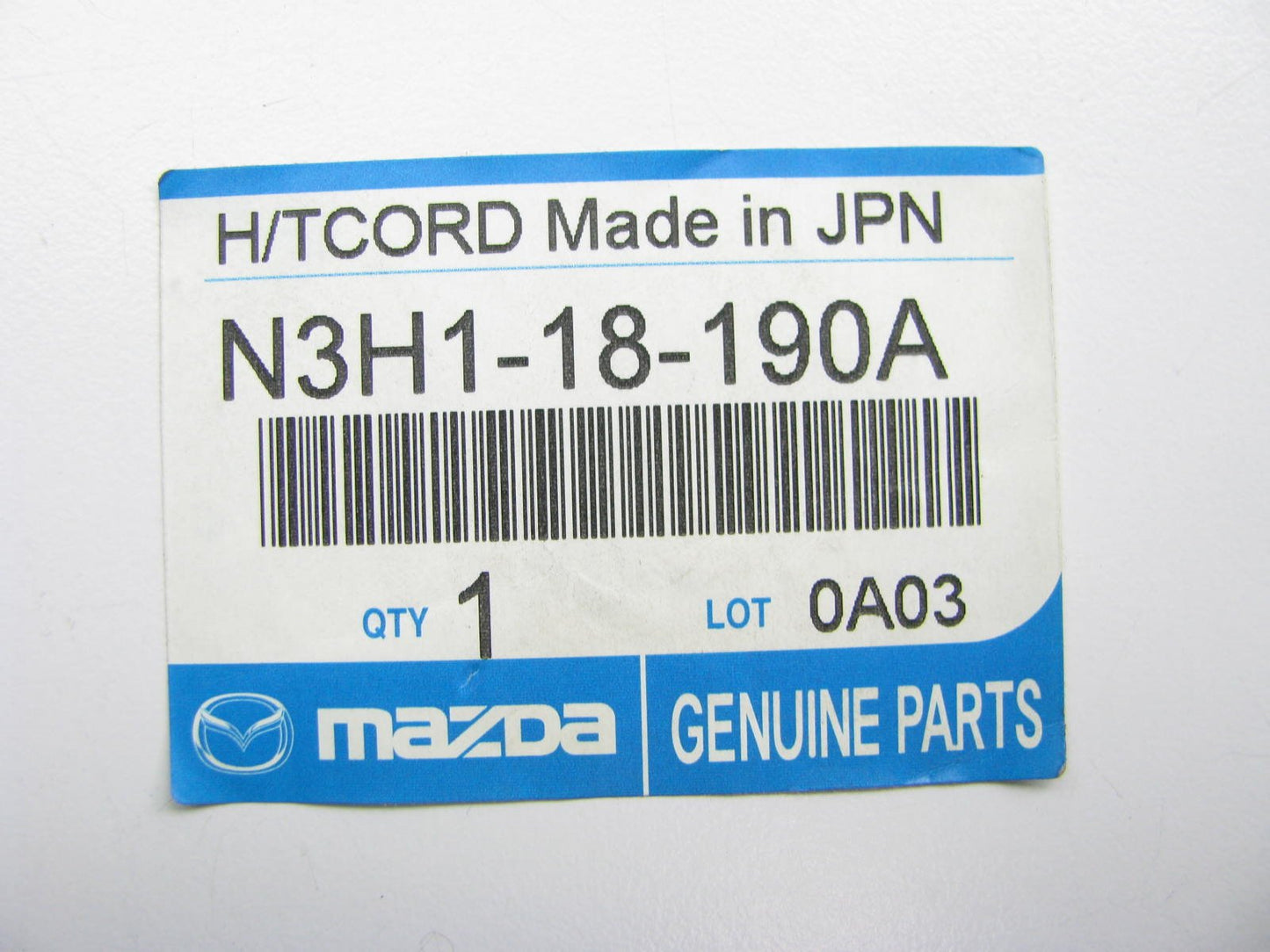 No.4 Single Spark Plug Wire Lead OEM For 2004-2008 Mazda RX-8 N3H118190A