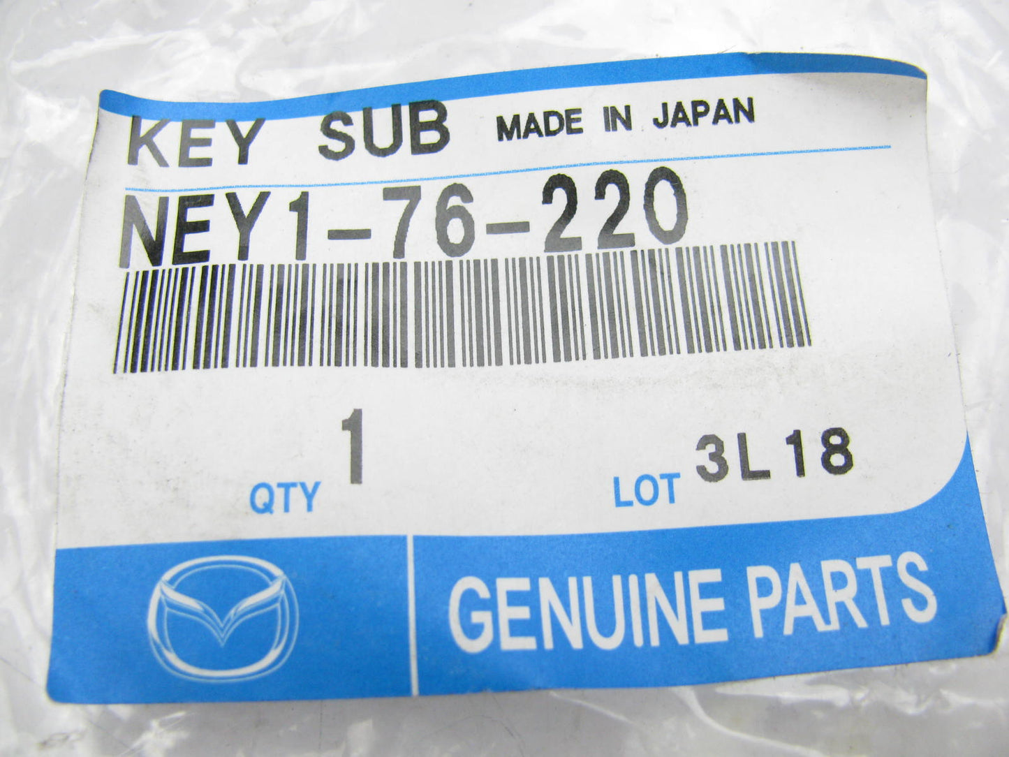 NEW Mazda NEY1-76-220 FRONT LEFT Lock Cylinder & 2 Keys OEM For 04-05 Miata