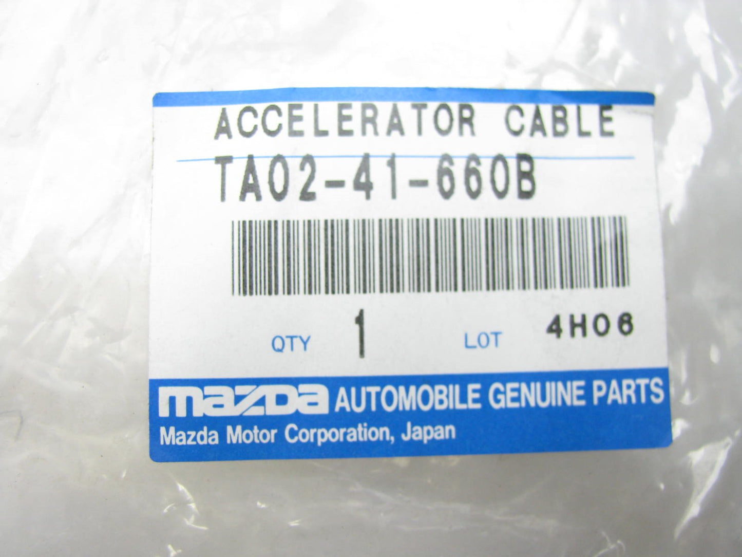 NEW GENUINE OEM Accelerator Gas Pedal Cable OEM 95-00 Mazda Millenia TA0241660B