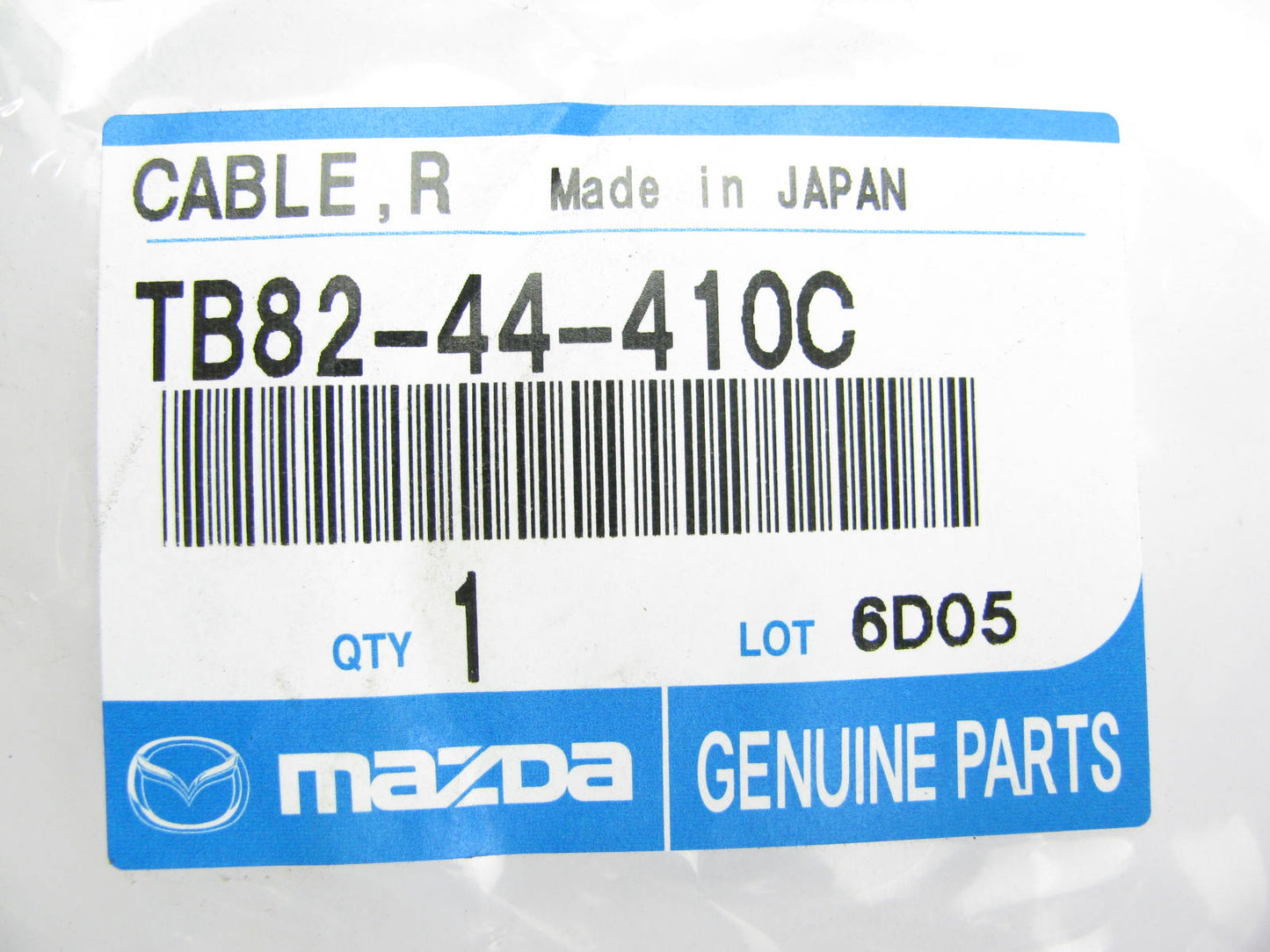 NEW GENUINE Rear Right Parking Brake Cable OEM 97-02 Mazda Millenia TB8244410C