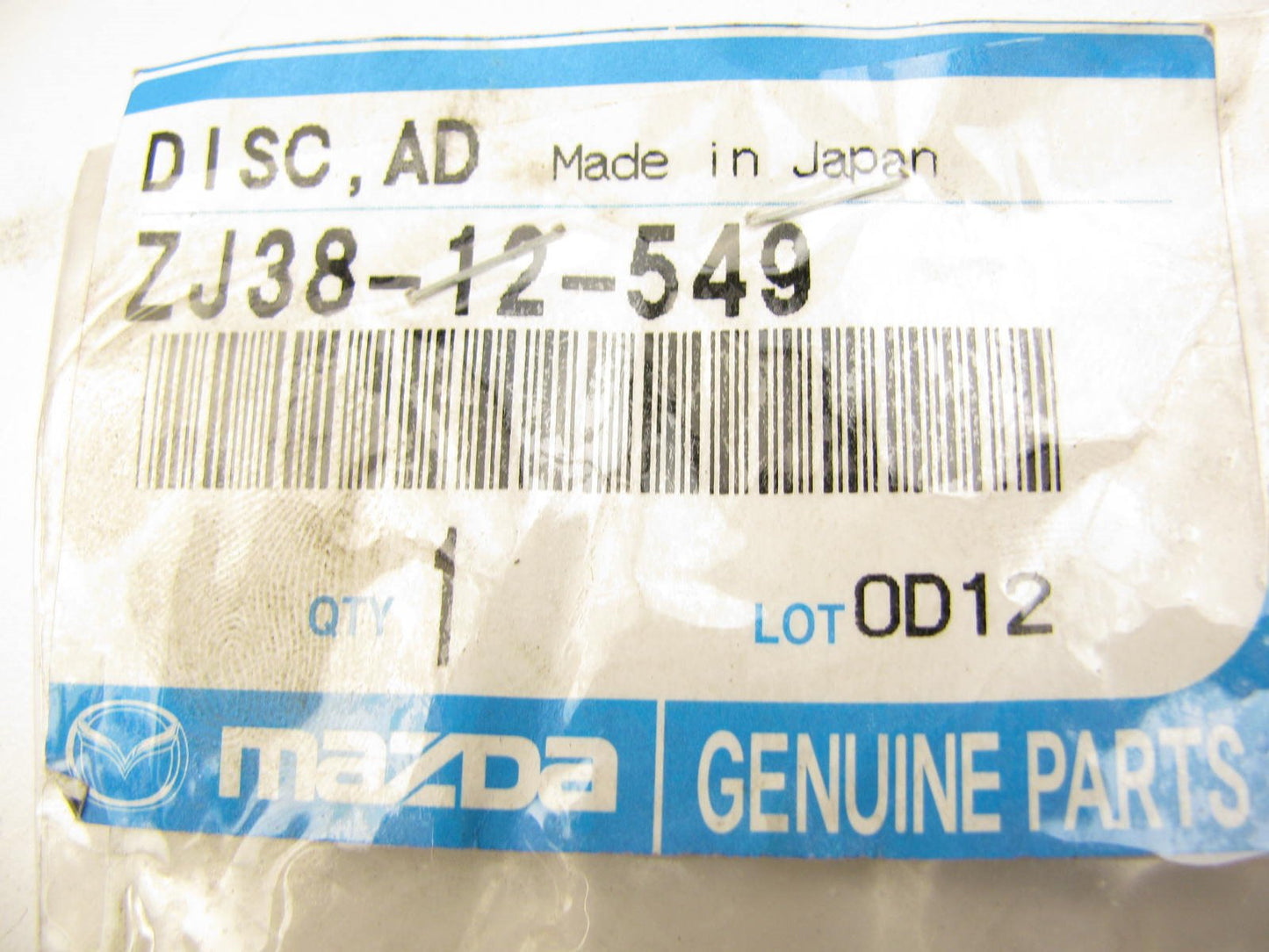 Mazda ZJ38-12-549 Engine Camshaft Follower 2011-2014 Mazda 2 1.5L 3.025mm