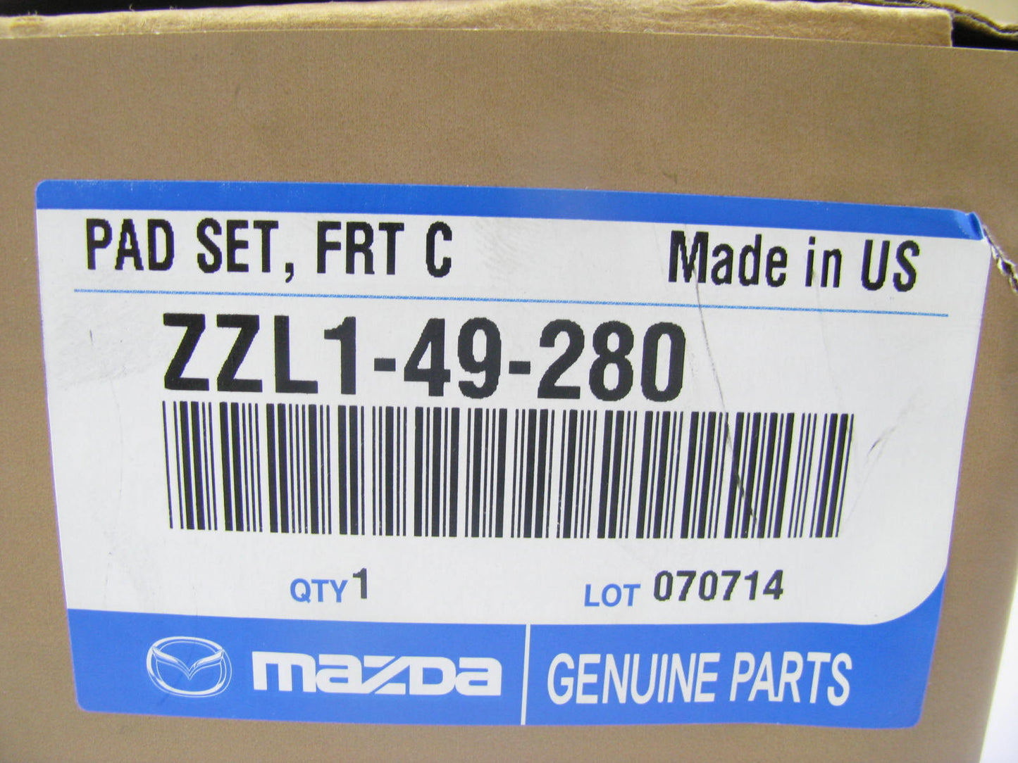 NEW - OEM Mazda ZZL1-49-280 Front Disc Brake Pads 1994-1997 B4000
