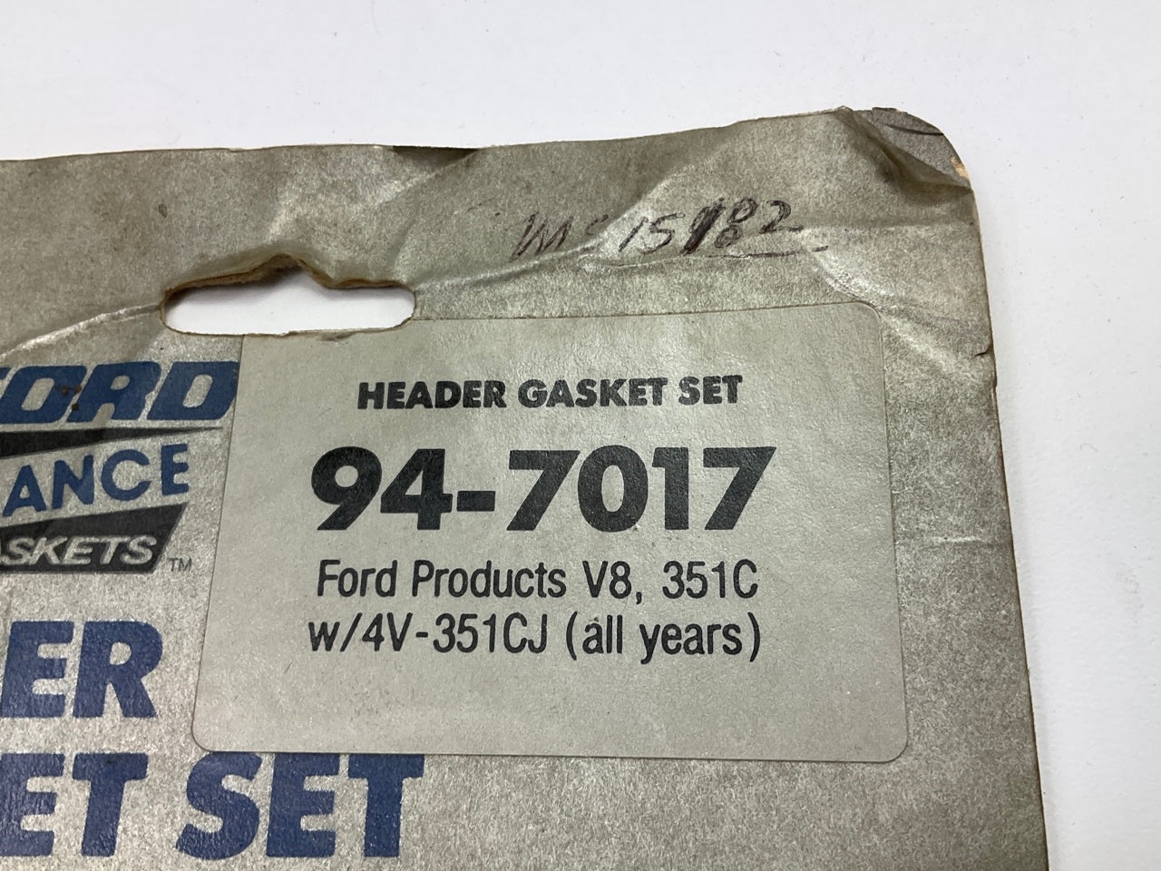 McCord 94-7017 Exhaust Header Gasket Set - 1970-1982 Ford 351C V8