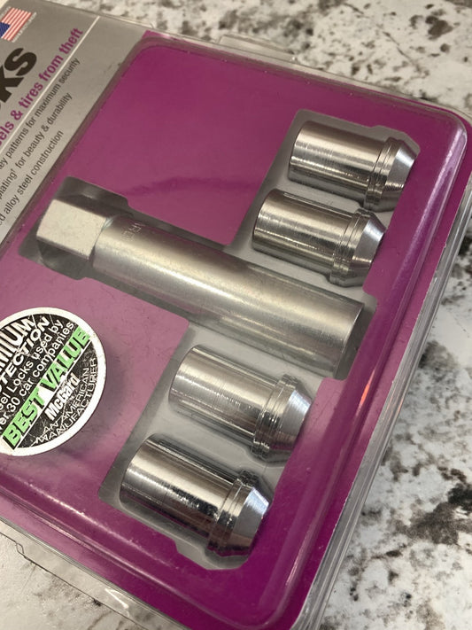 Mcgard 25257 Wheel Locks Chrome Style Cone M12 X 1.5 / 4 PC