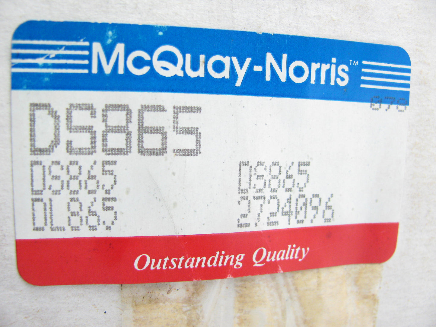 Mcquay-norris DS865 Drag Link For 1974-1977 Dodge D800 Standard Cab 9000# Axle