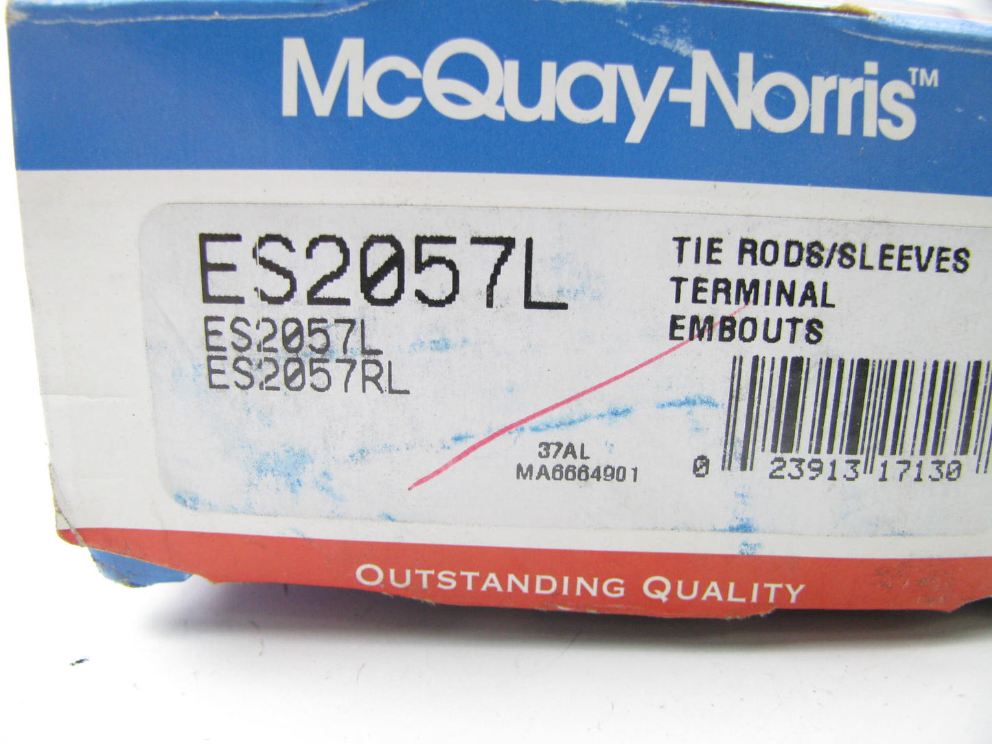 Mcquay-norris ES2057L Steering Tie Rod End - Front Outer