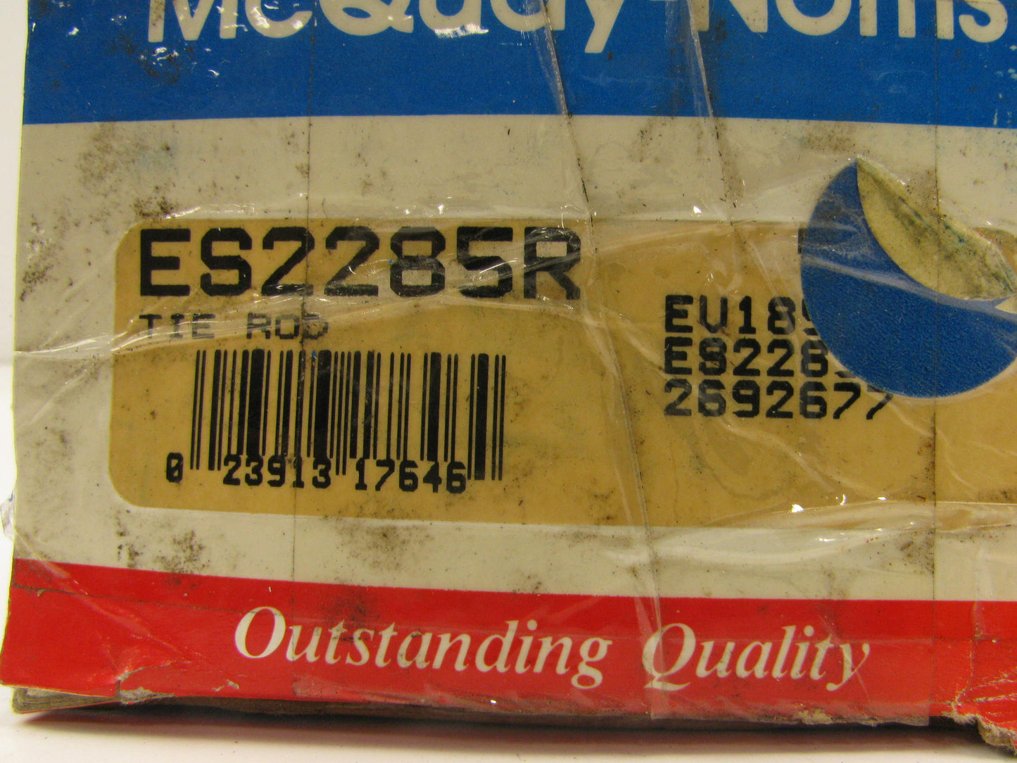 Mcquay-norris ES2285R Steering Tie Rod End Inner For 1983-87 Mazda 626