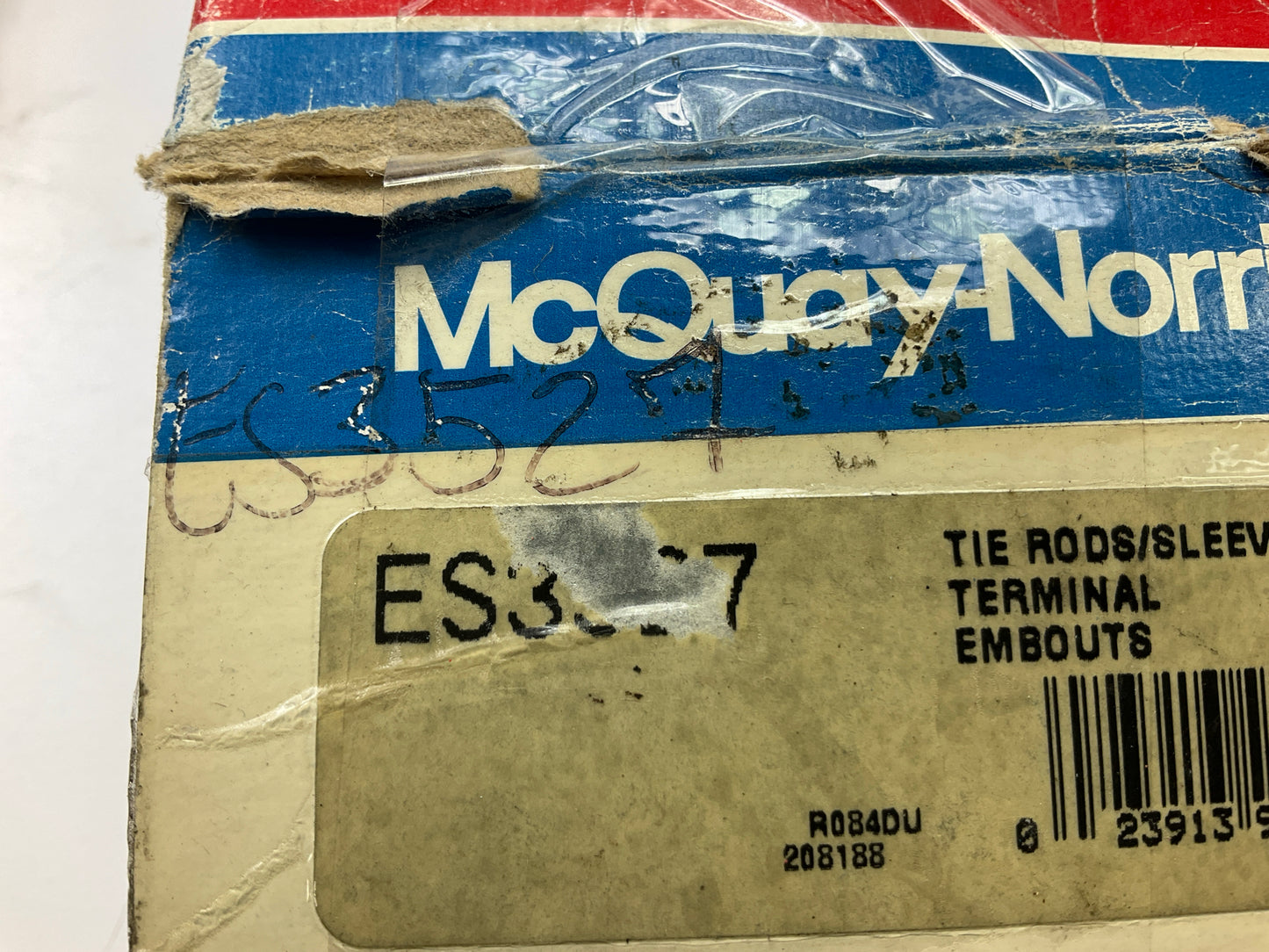 Missing Hardware - Mcquay-Norris ES3527 Steering Tie Rod Drag Link End
