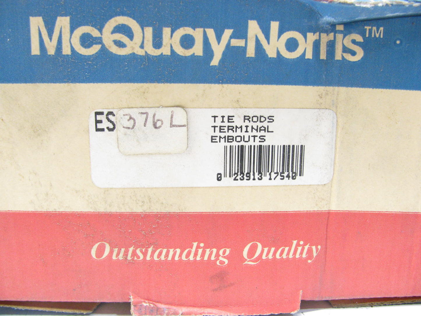 Mcquay-Norris ES376L Left Tie Rod End For 1963-1982 Dodge Ford Heavy Duty Trucks