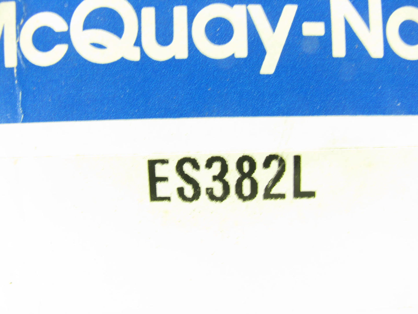 Mcquay-norris ES382L Steering Tie Rod End - Front Outer