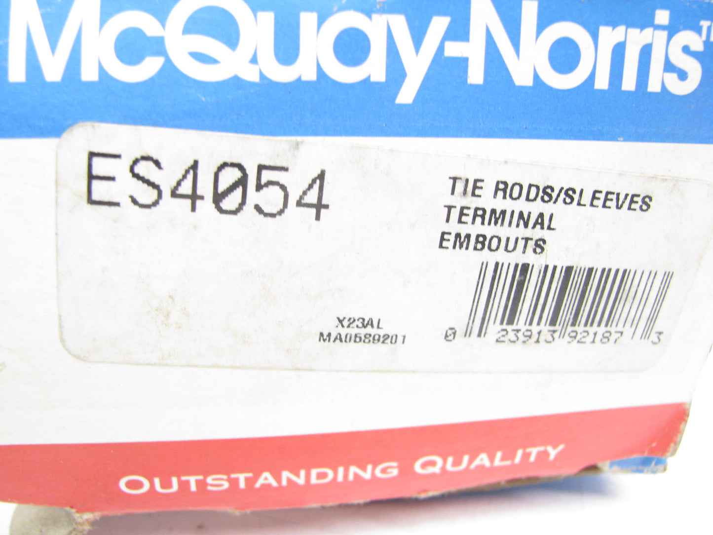 Mcquay-norris ES4054 Steering Tie Rod End - INNER