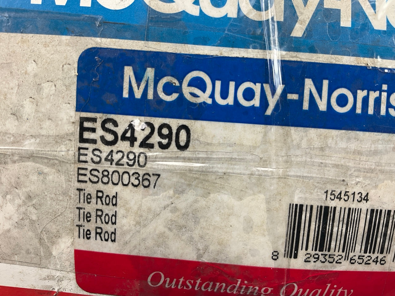 Mcquay-norris ES4290 Front Outer Steering Tie Rod End For 2004-06 Dodge Durango
