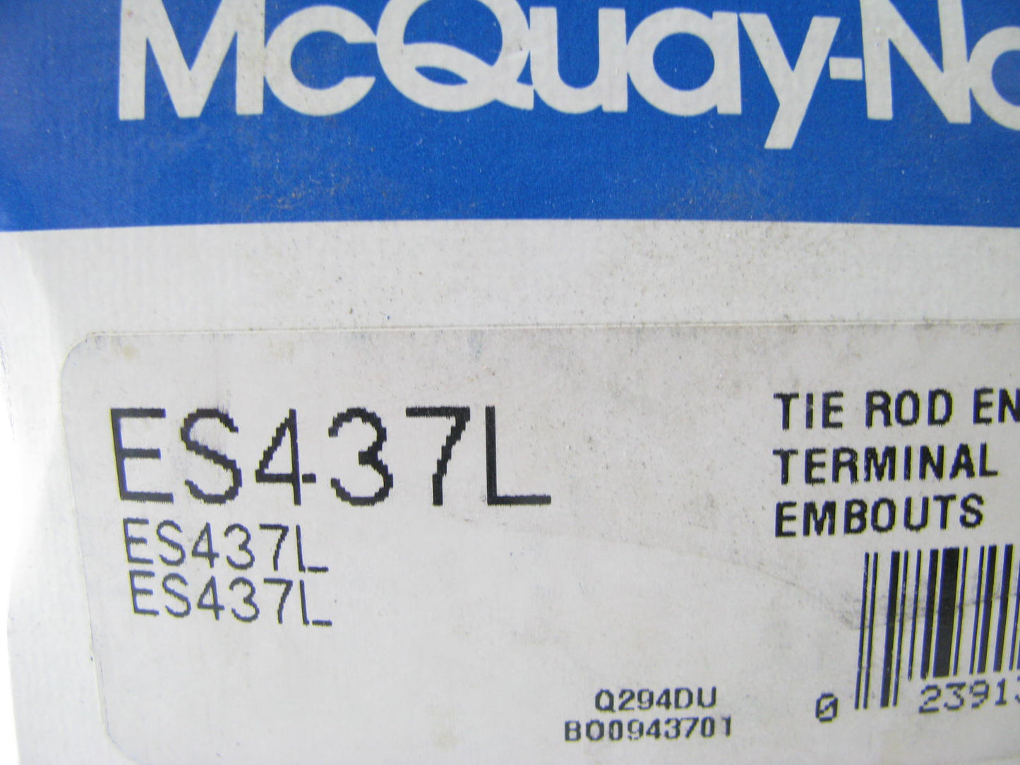 Mcquay-norris ES437L Steering Tie Rod End - Front Left Outer