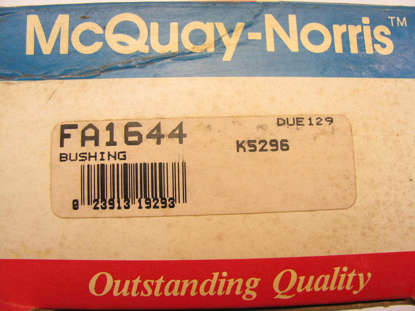 Mcquay-norris FA1644 Suspension Control Arm Bushing Kit - Rear Lower