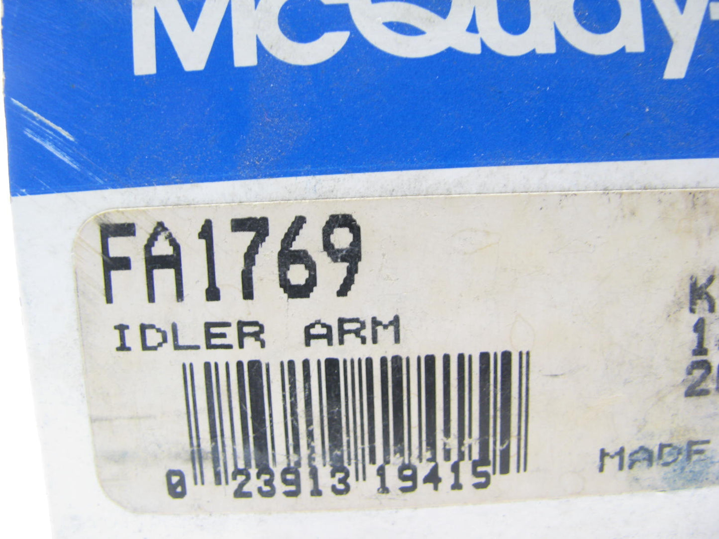 Mcquay-Norris FA1769 555 Steering Pitman Arm 81-84 B2000 B2400, 1980-82 Courier
