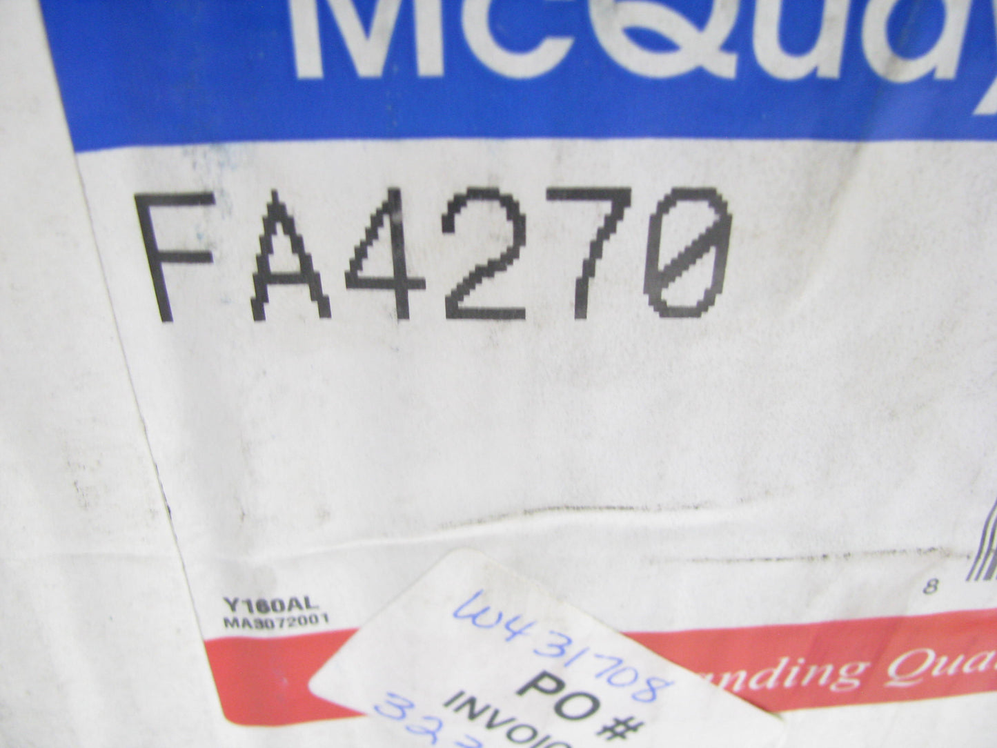 Mcquay-norris FA4270 FRONT RIGHT LOWER Suspension Control Arm