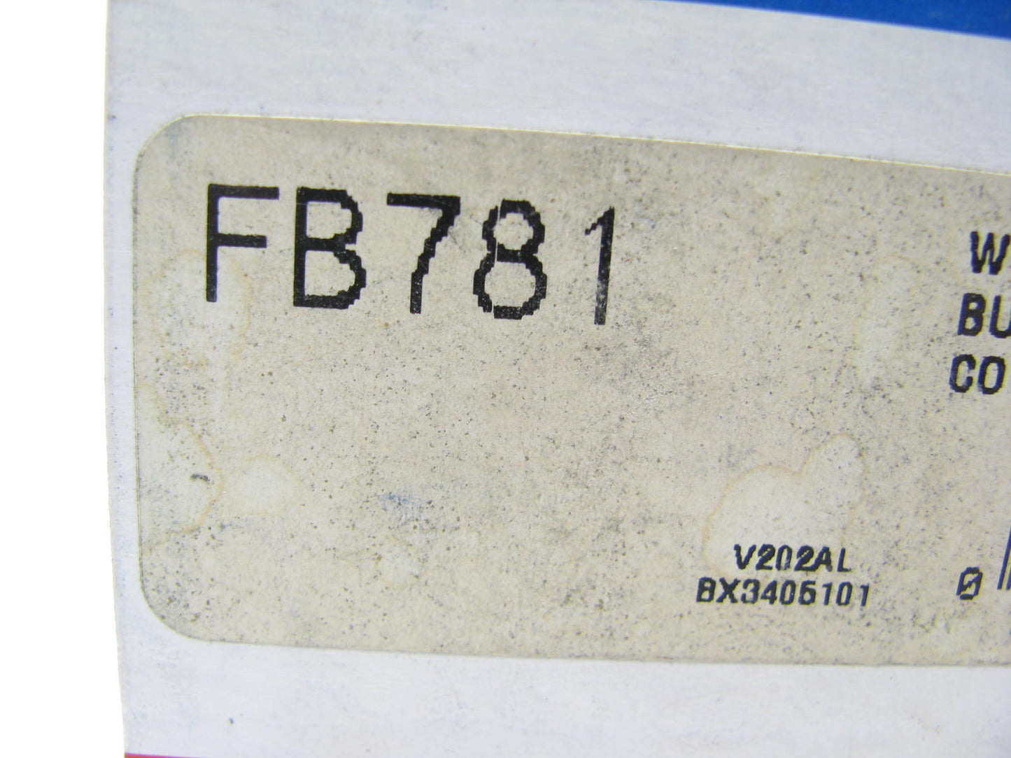 (2) Mcquay-norris FB781 FRONT LOWER FORWARD Suspension Control Arm Bushings