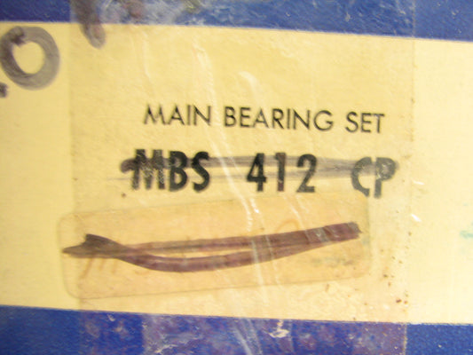 Vintage Mcquay-norris MBS412CP Main Bearings Set STD For 59-63 Ford V8