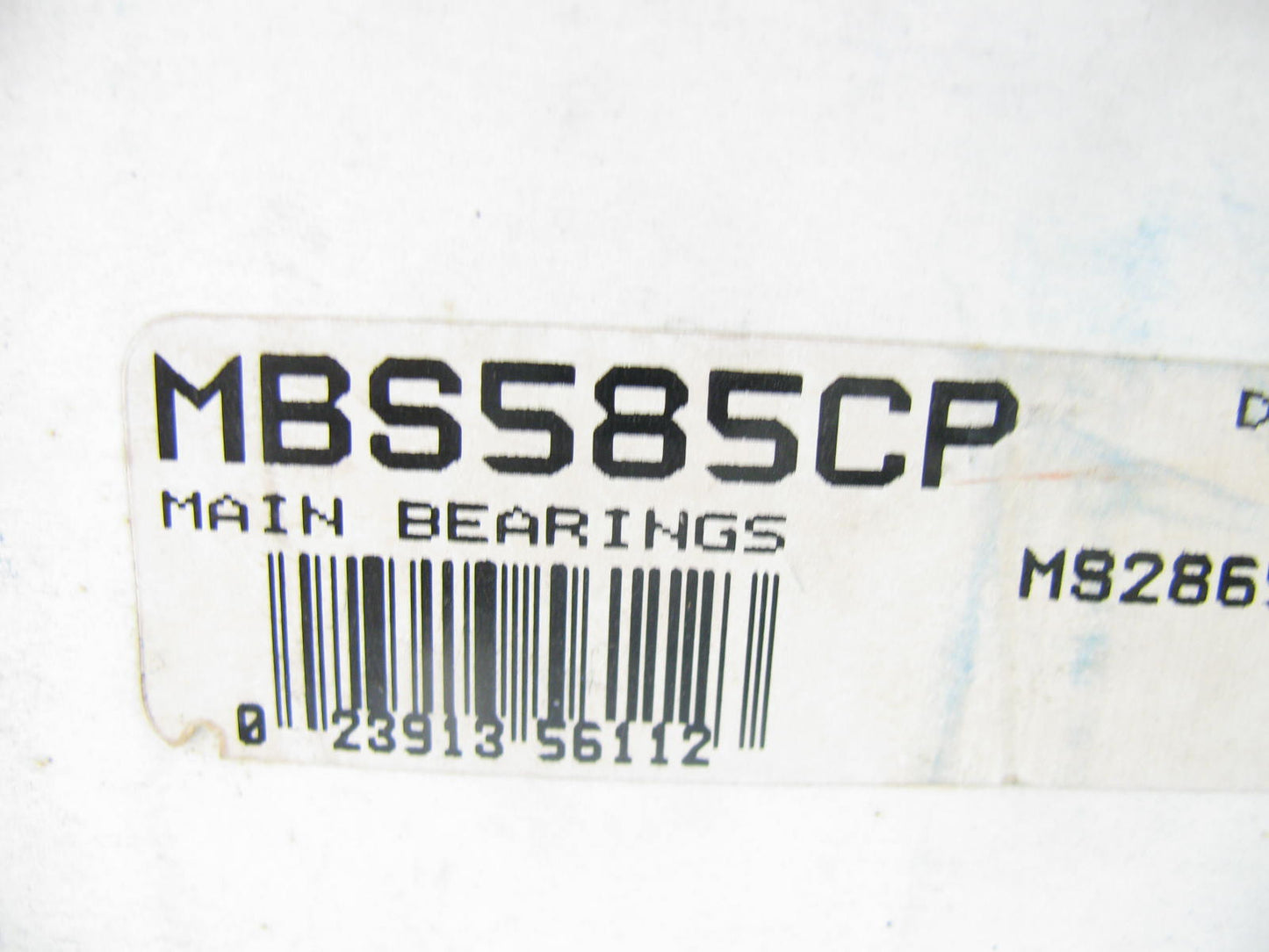 Mcquay-norris MBS585CP Main Bearings Set STD 1961-76 Ford FE 352 360 390 427 V8