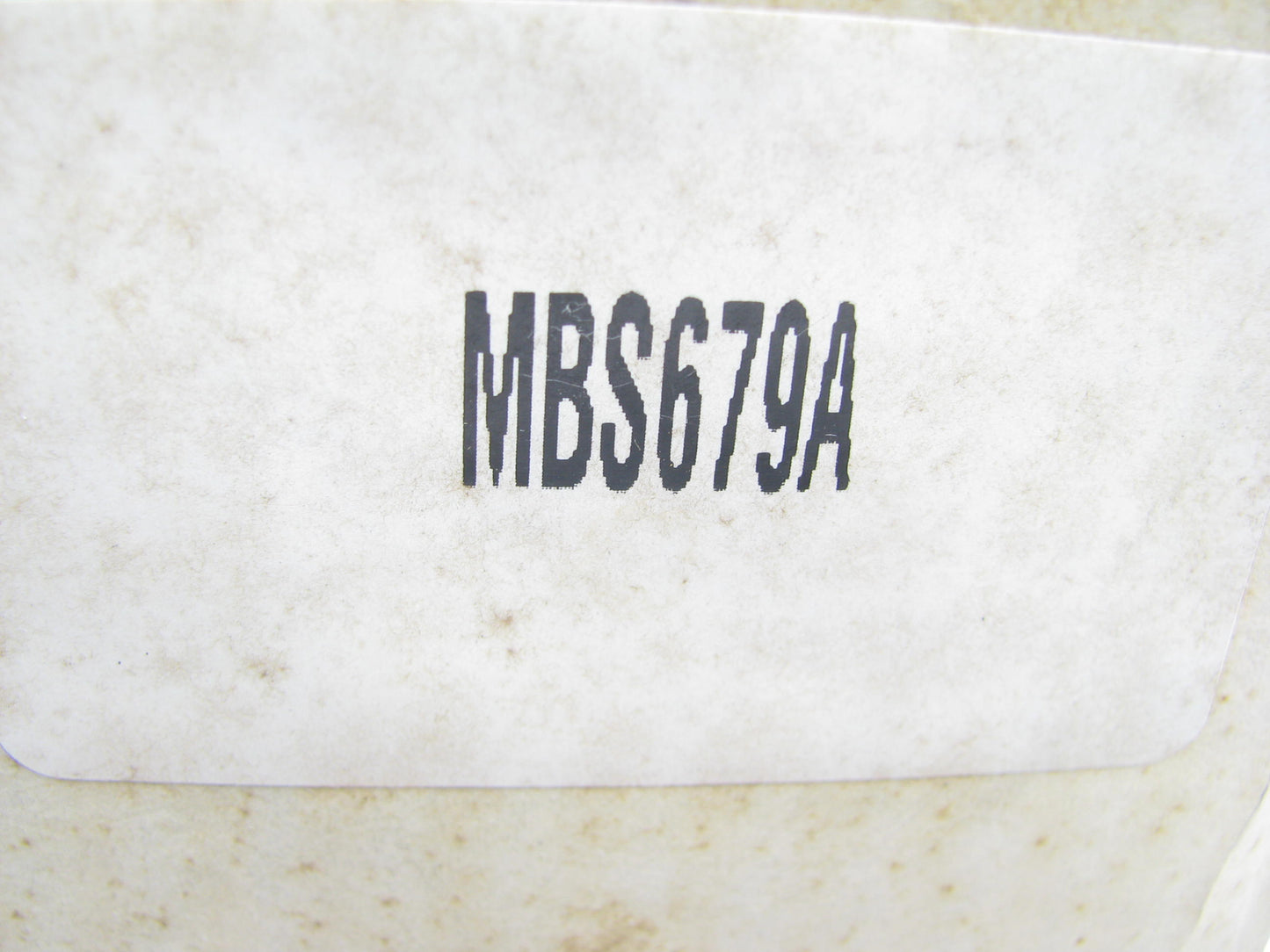 Mcquay-norris MBS679A STD Main Bearing Set 1971-1974 Ford PInto Capri 2.0L