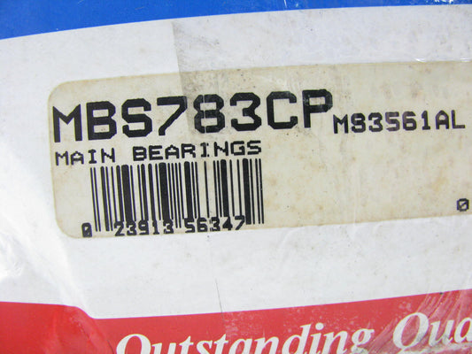 Mcquay-norris MBS783CP Engine Main Bearings - Standard 1982-87 Ford 232 3.8L-V6