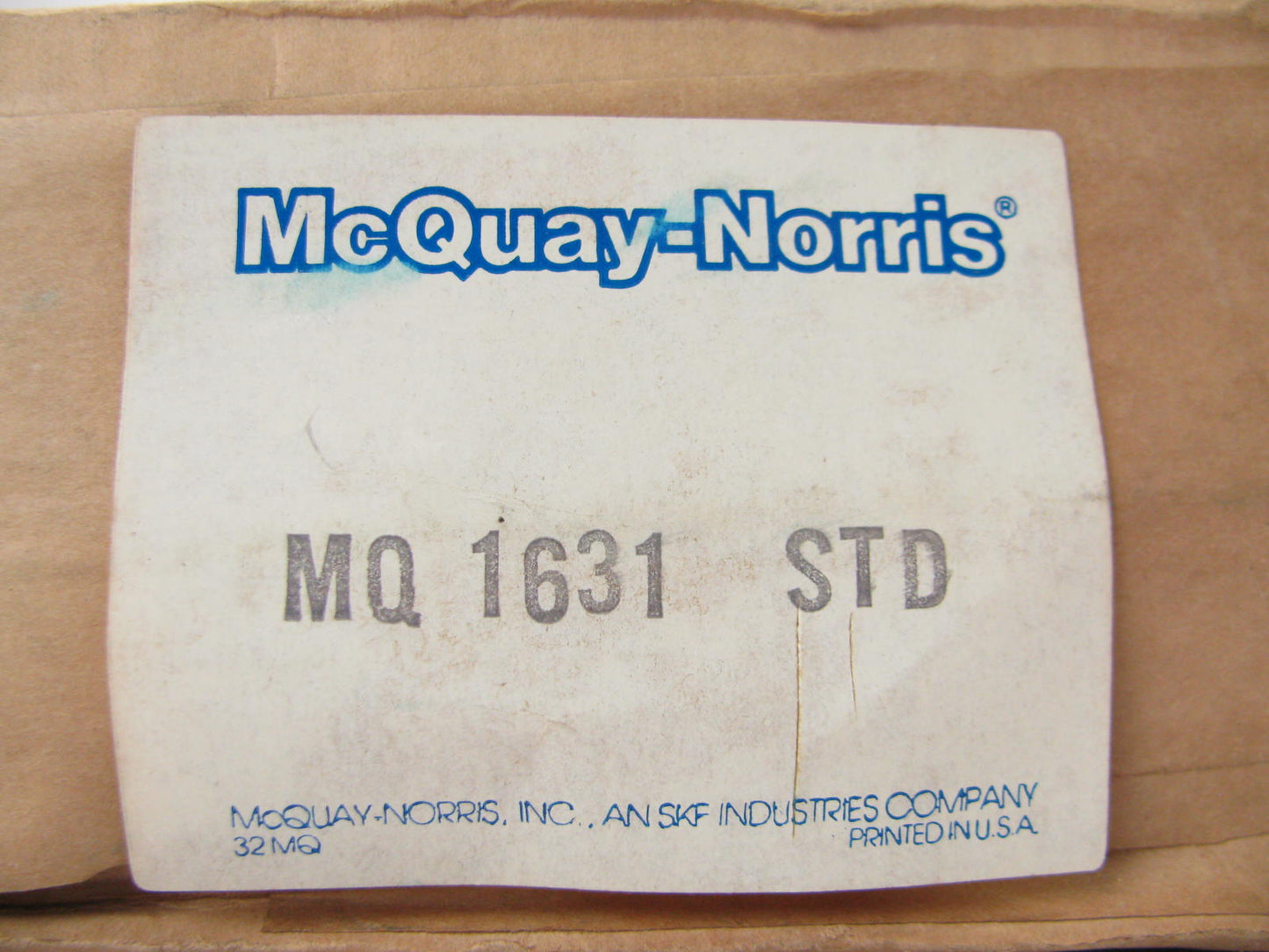 Mcquay-norris MQ1631 Piston Rings - Standard 1968-1992 GMC Truck 427 454-V8