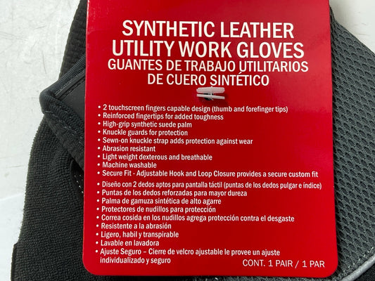 Mechanics Best TPB1021C XL Synthetic Leather Utility Work Gloves - Size X-Large