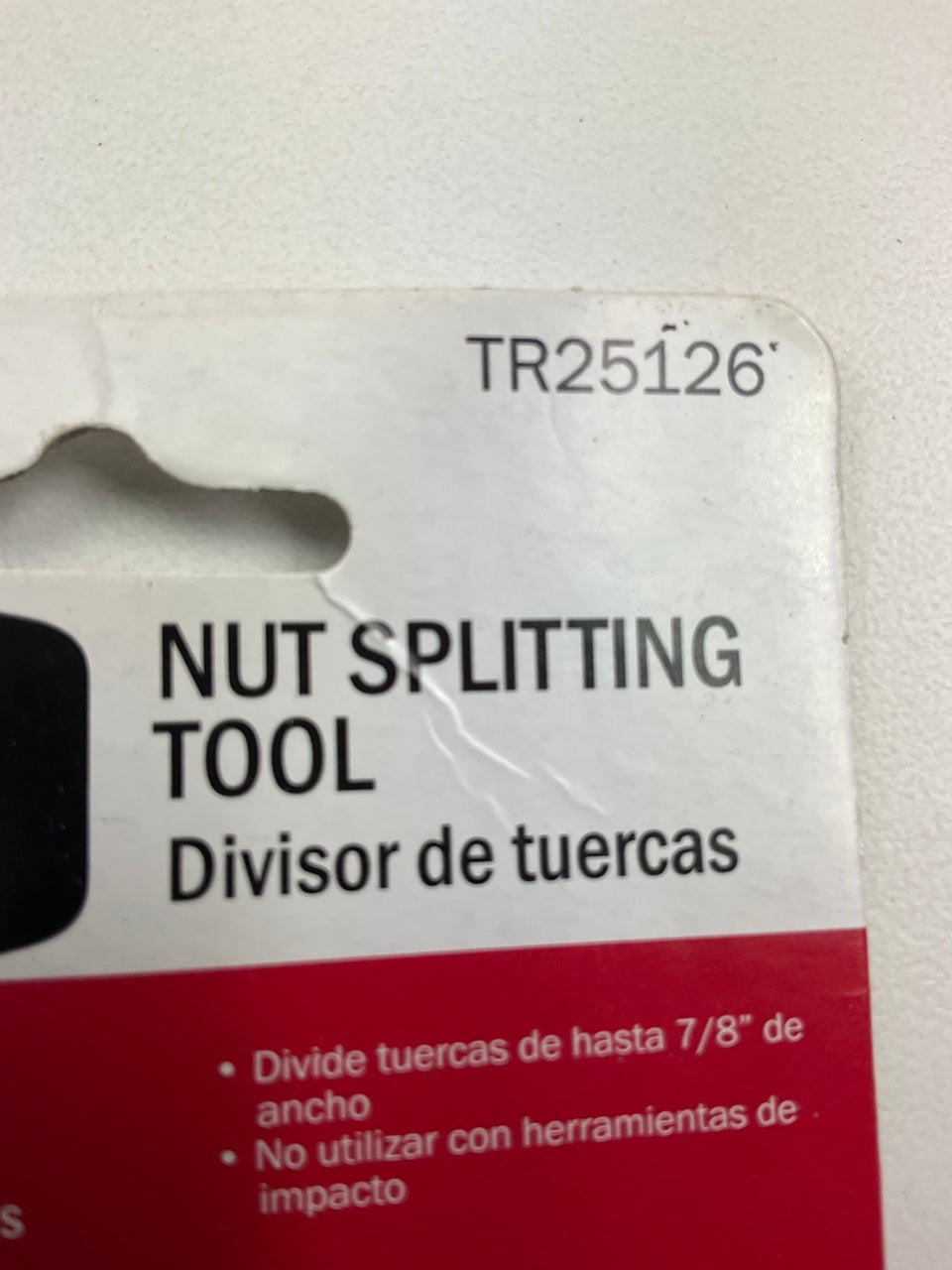 Mechanics Best TR25126 Heavy Duty 7/8 Inch Nut Splitter Tool