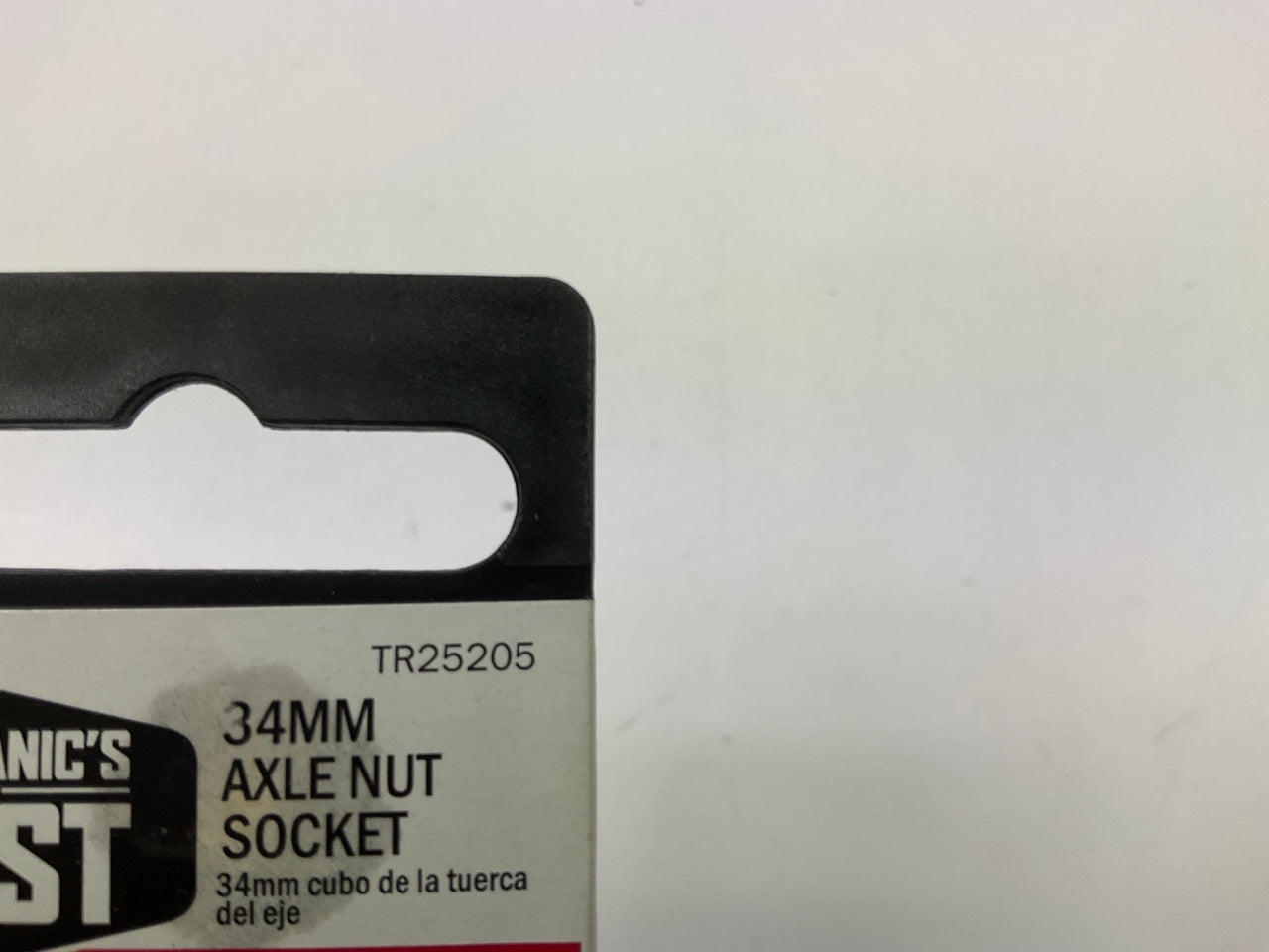 Mechanics Best TR25205 34mm Axle Nut Socket 1/2 Inch Drive