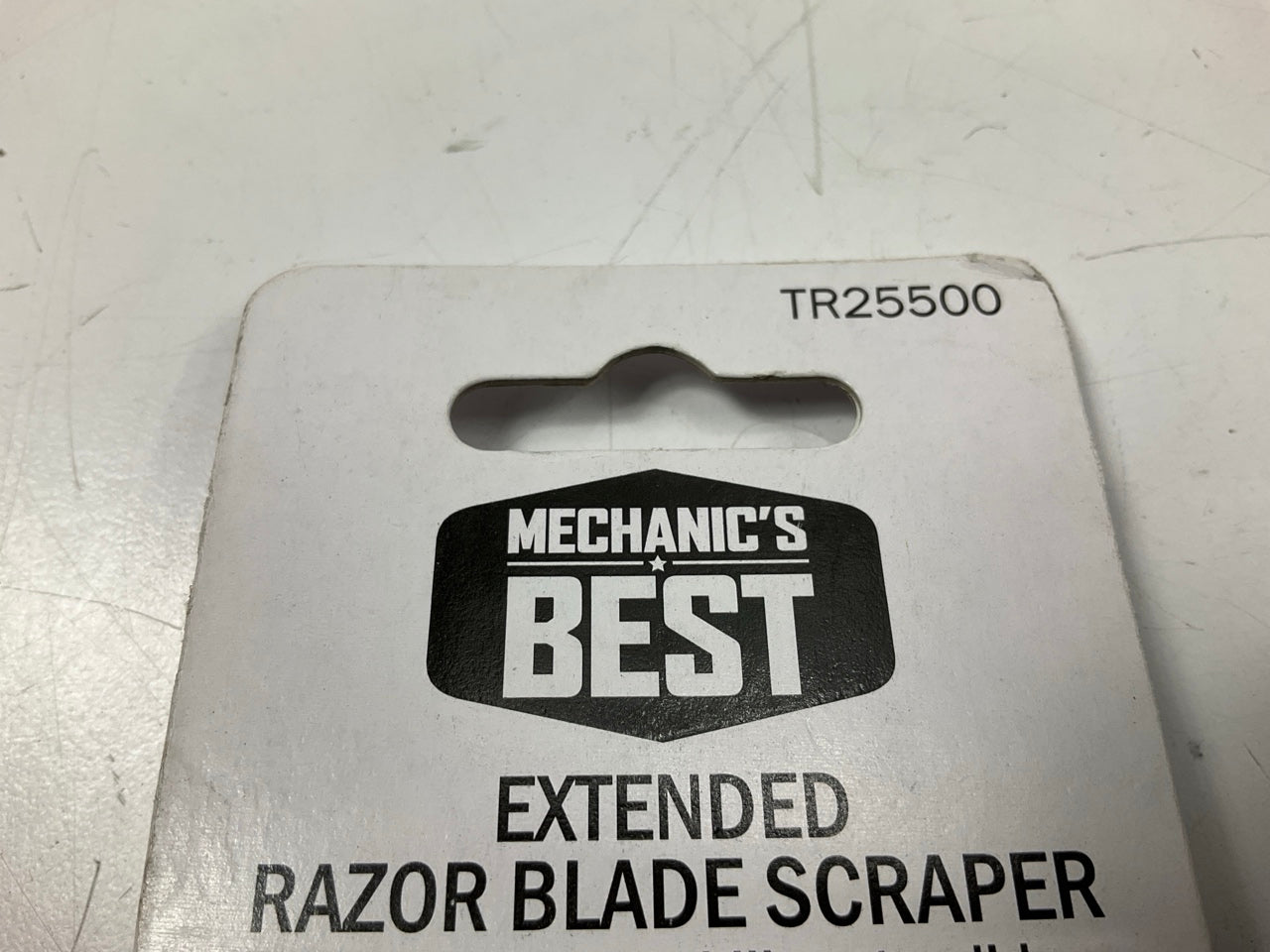 Mechanics Best TR25500 Razor Blade Scraper, Extended, Sure Grip Handle