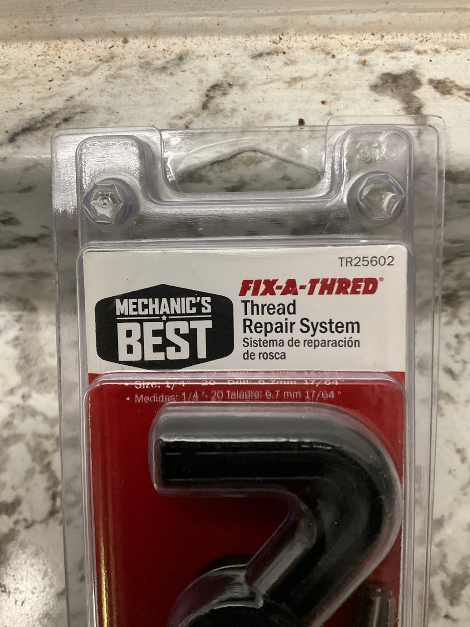 MECHANIC BEST 25602 Permanent Thread Repair Kit 1/4''-20 (UNC 1/4 In - 20 Coarse)