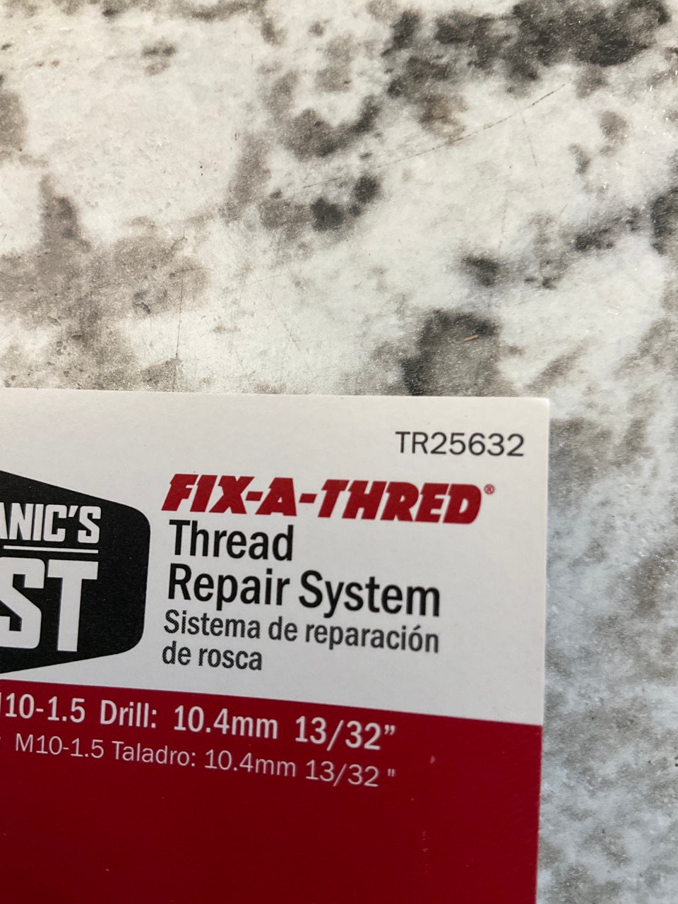Mechanics Best TR25632 Metric Permanent Thread Repair Kit - M10-1.5 M10 1.5