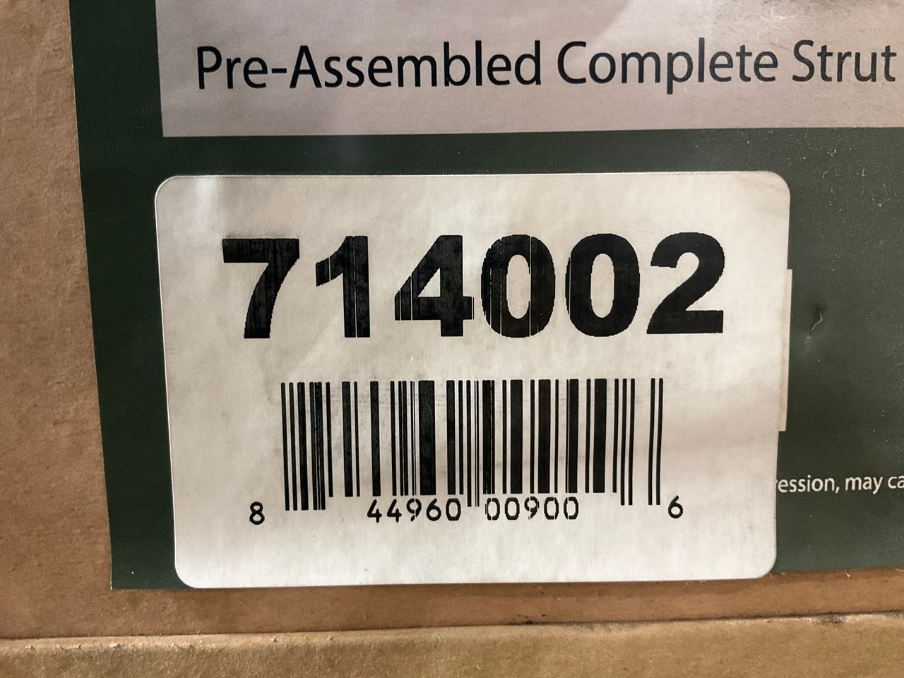 (2) Mega 714002 Rear Strut Suspension Strut & Coil Spring Assembly