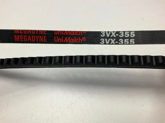 Megadyne 3VX-355 Industrial VX-Wedge Accessory Drive Belt - 3/8'' X 35.5''