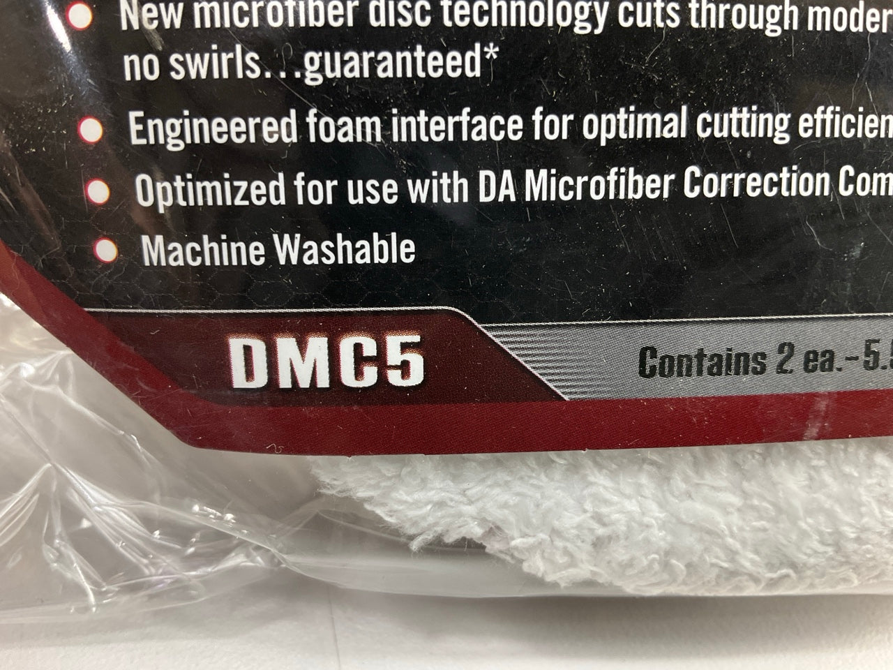Meguiar's DMC5 5'' One DA Microfiber Cutting Disc, (Pack Of 2)