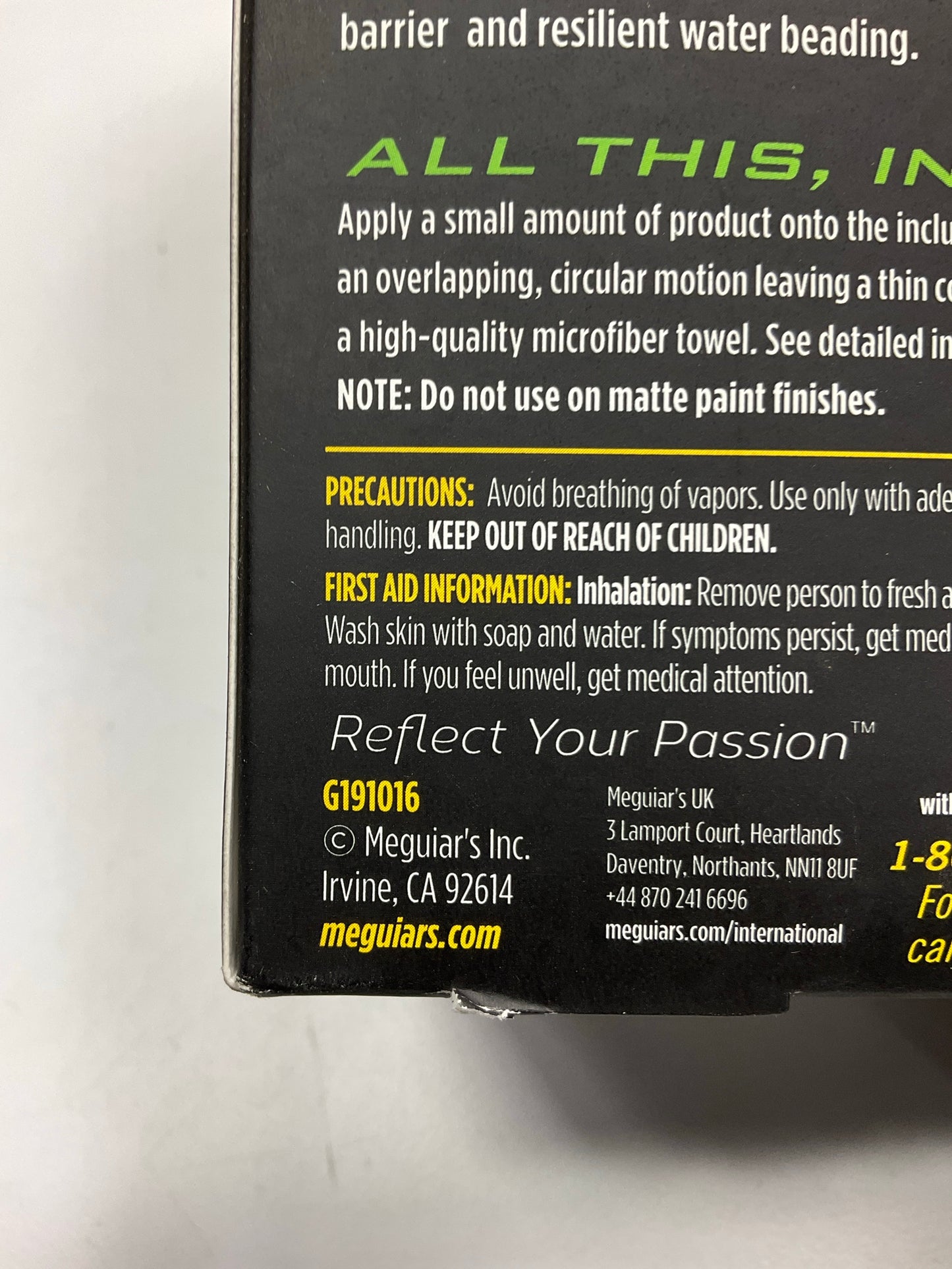 Meguiars G191016 3-in-1 Wax Multiple Steps, One Easy To Use Wax, 16 Oz