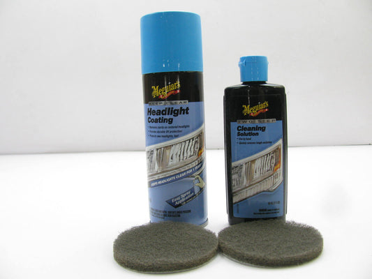 Meguiars G2970 Two Step Headlight Head Lamps Restoration Kit